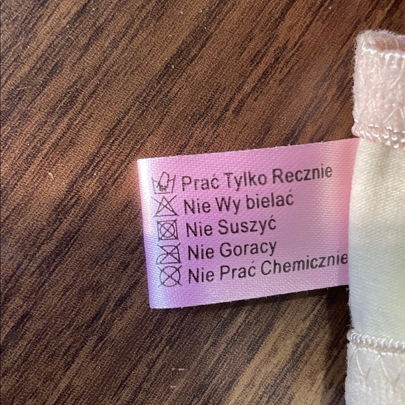 Paris Pink Golden Edition Bra 40/90D White Floral Lace Style PB9149P - Picture 9 of 12